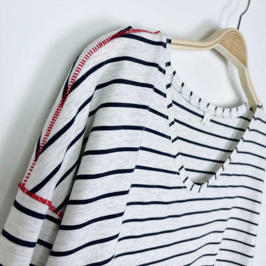 lululemon weekend long sleeve top stripe - size 8