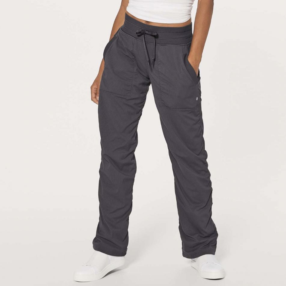 lululemon grey dance studio pants unlined - size 2 – good market thrift  store