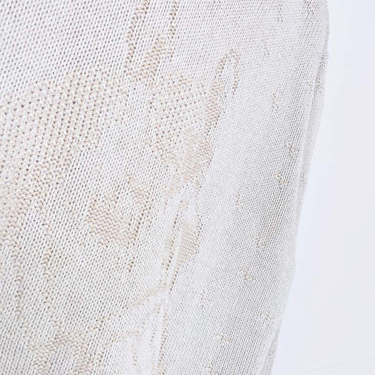 vintage parkhurst minimal horse knit cotton sweater