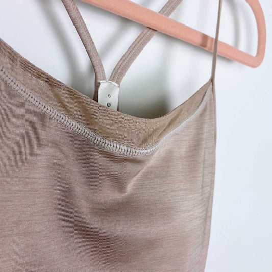lululemon power y tank mesh trim - size 6