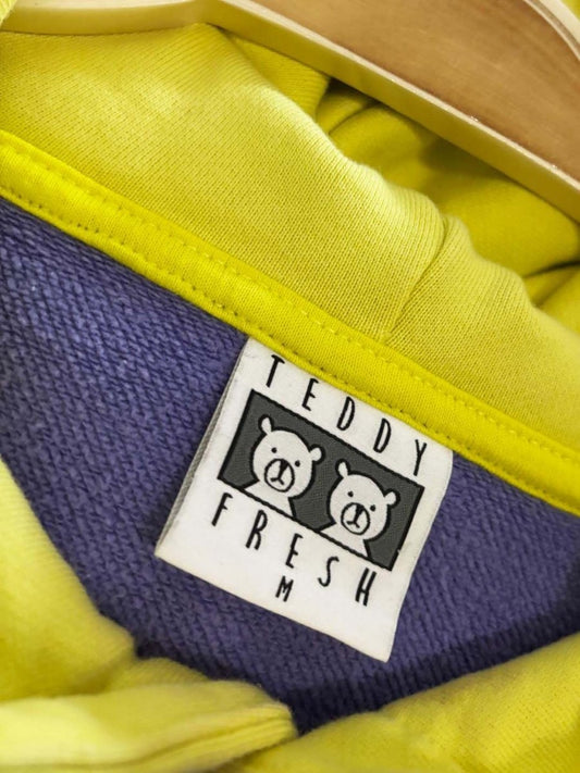teddy fresh pastel color block hoodie sweatshirt - good market thrift store