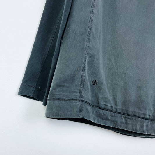 lululemon tencel blissed out wrap jacket - size 8