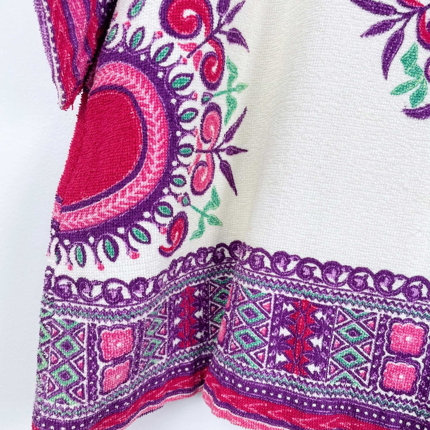 vintage 60's limited edition seashells miami terry cabana dress