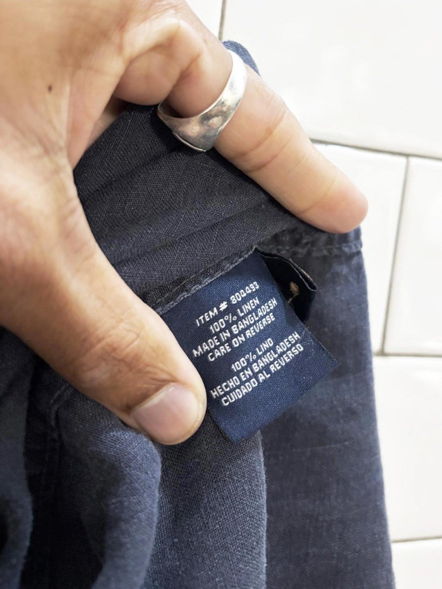 the new envy 100% linen button down shirt - good market thrift store