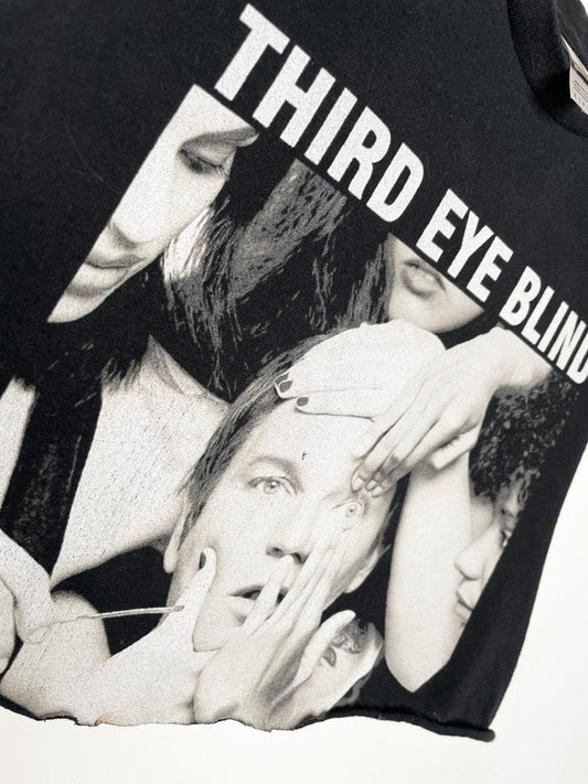 third eye blind cropped sleeveless tee | rework - good market thrift store