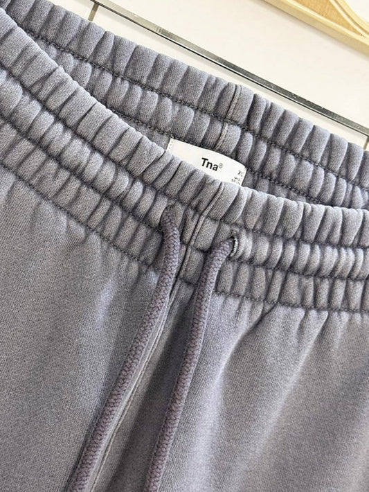 tna cozy fleece boyfriend sweatpants | aritzia - good market thrift store