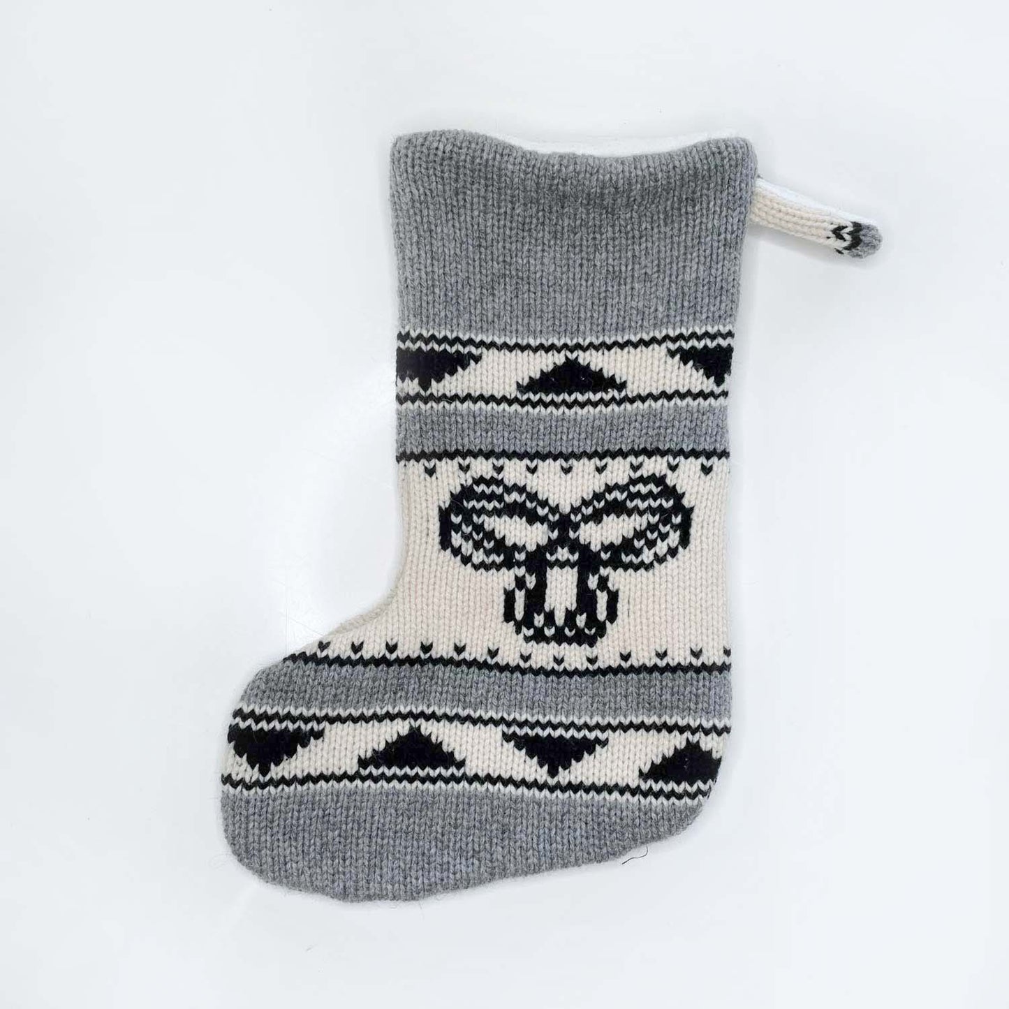 handmade tna sweater knit stocking