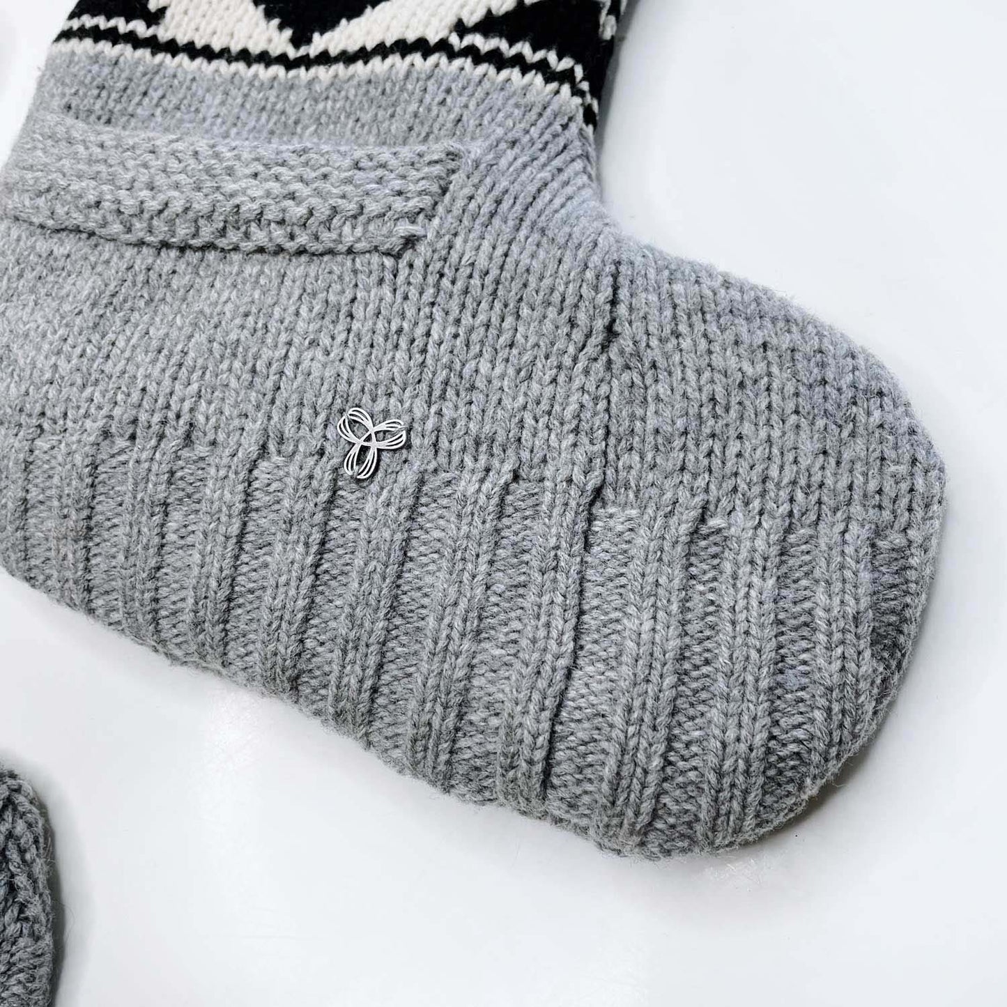 handmade tna sweater knit stocking