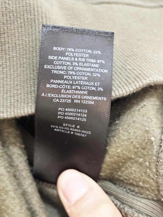 tna sweatfleece cozy fleece boyfriend fit half zip sweatshirt | aritzia - good market thrift store