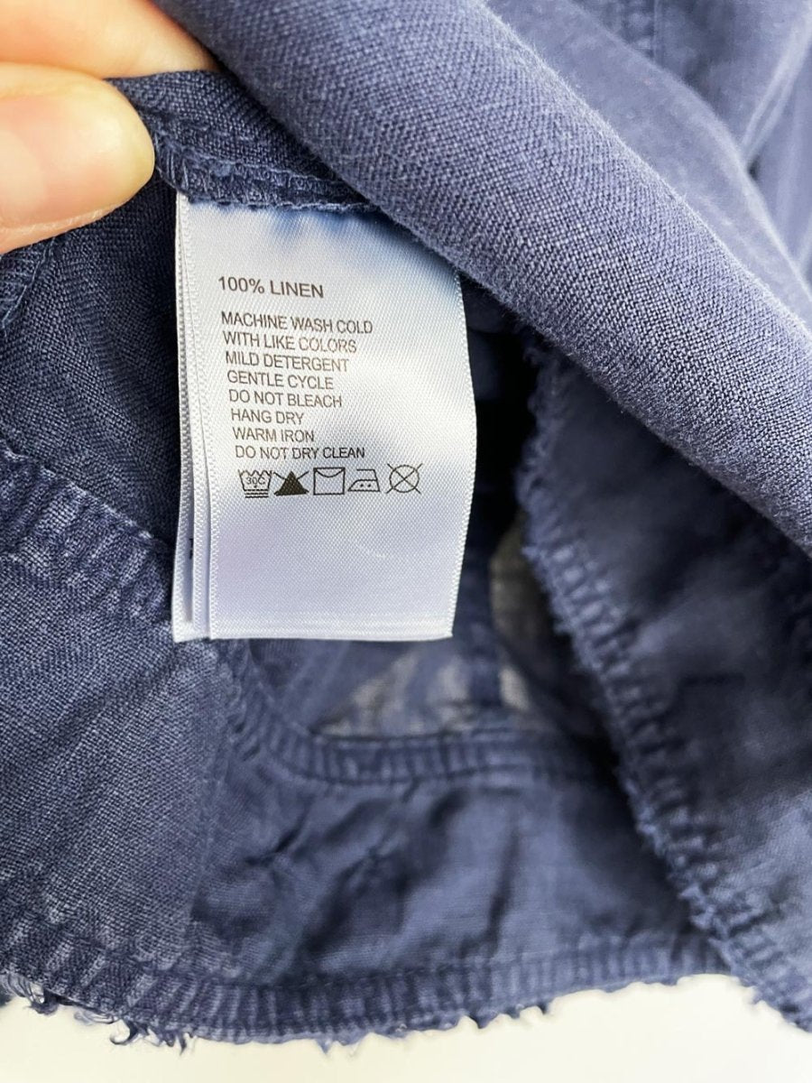 tommy bahama 100% linen raw edge short summer jacket - good market thrift store