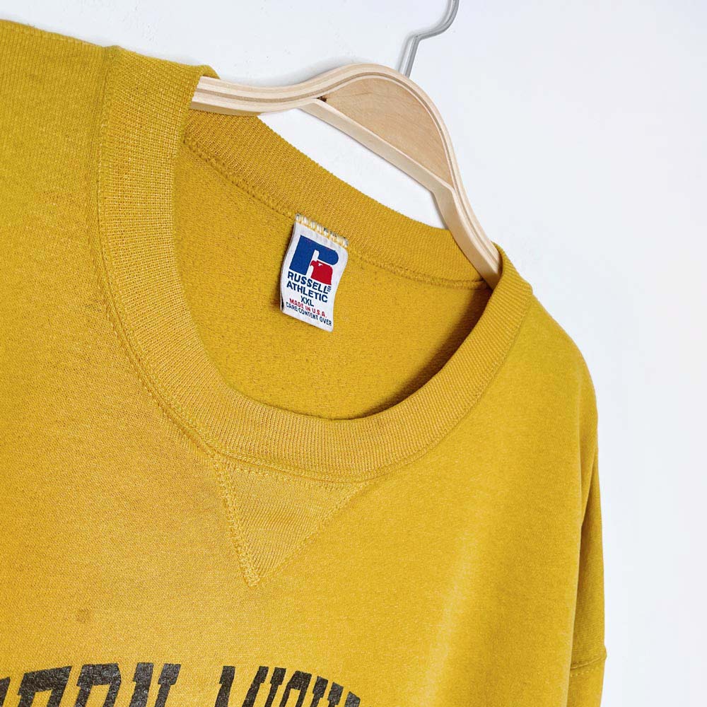 vintage 90s russell michigan track sweatshirt | made in USA - good market thrift store
