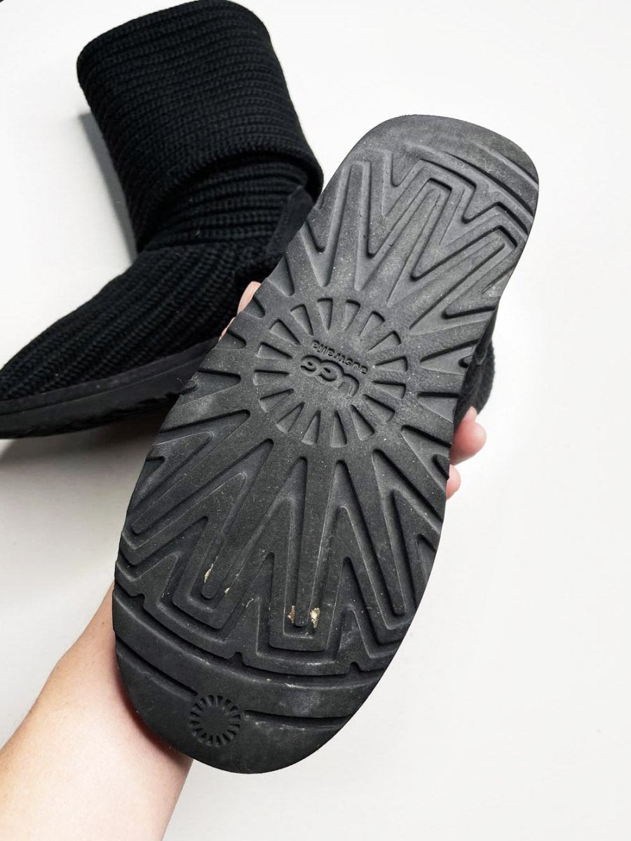 ugg classic cardy knit wool boots - good market thrift store