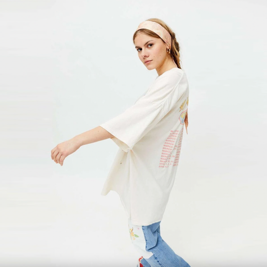 UO van halen tour of the world 1984 tee - size sm/med