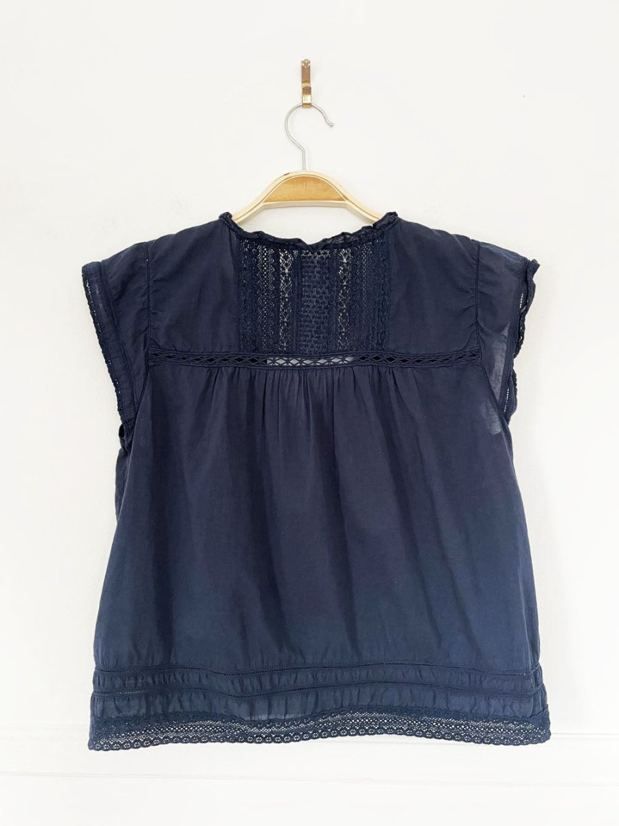 velvet by graham & spencer skye boho eylet summer top | anthropologie - good market thrift store