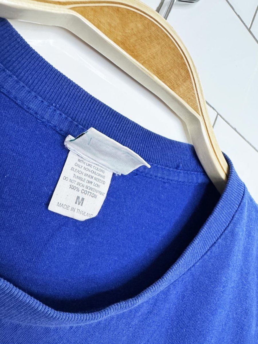 vintage 00s adidas trefoil cropped tee | tulle sleeves + lace hem | rework - good market thrift store