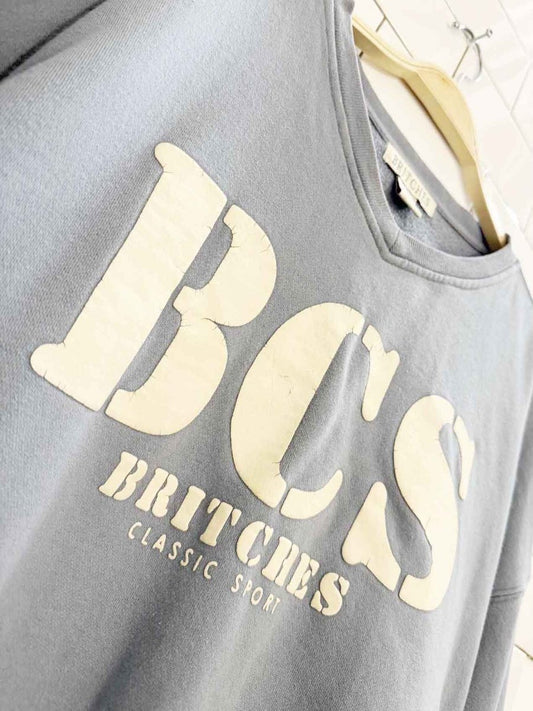 vintage 00s britches classic sport v - neck sweatshirt - good market thrift store