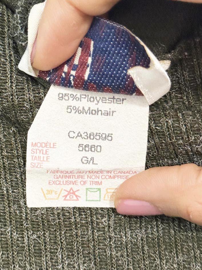 vintage 00s classic editions mohair - blend knit midi skirt | made in Canada - good market thrift store