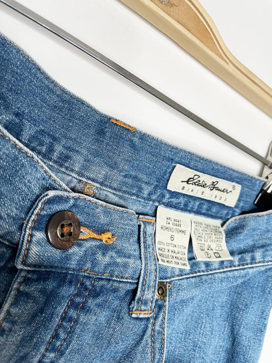 vintage 00s eddie bauer denim maxi skirt - good market thrift store
