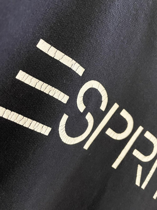 vintage 00s esprit logo spellout cozy sweatshirt - good market thrift store