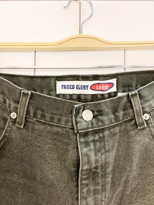 vintage 00s faded glory loose denim shorts - good market thrift store