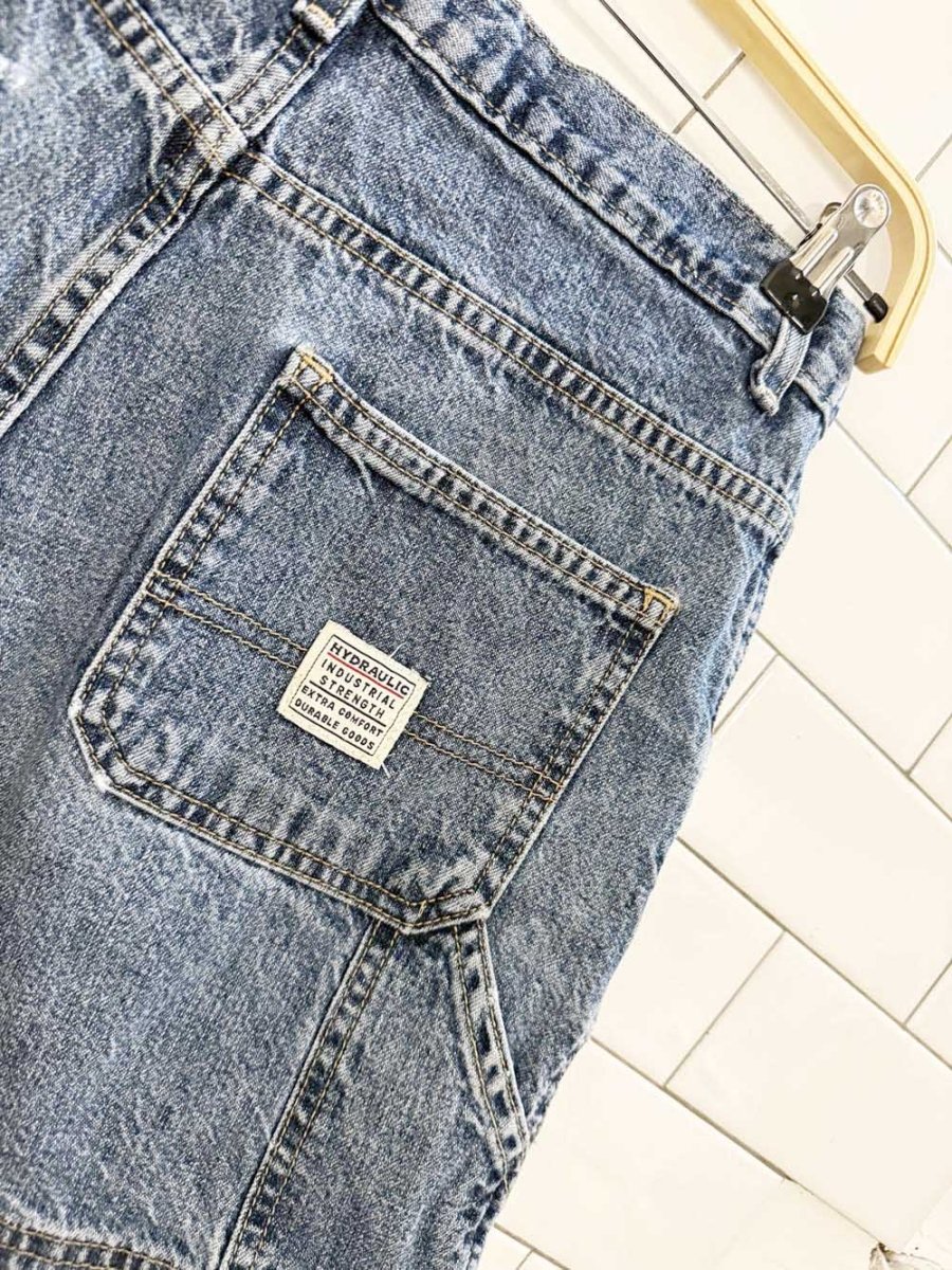 vintage 00s hydrualic jeans carpenter denim shorts - good market thrift store