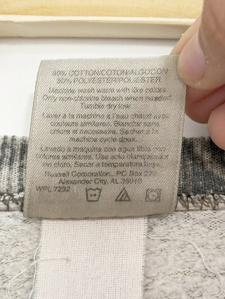 vintage 00s jerzees outdoors camouflage crewneck sweatshirt - good market thrift store