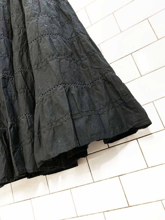 vintage 00s jones new york tiered maxi skirt - good market thrift store