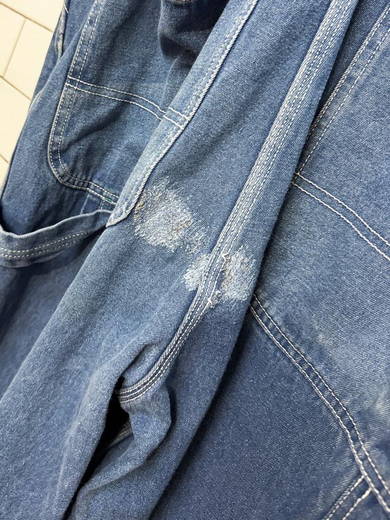 vintage 00s liberty baggy denim overalls - good market thrift store