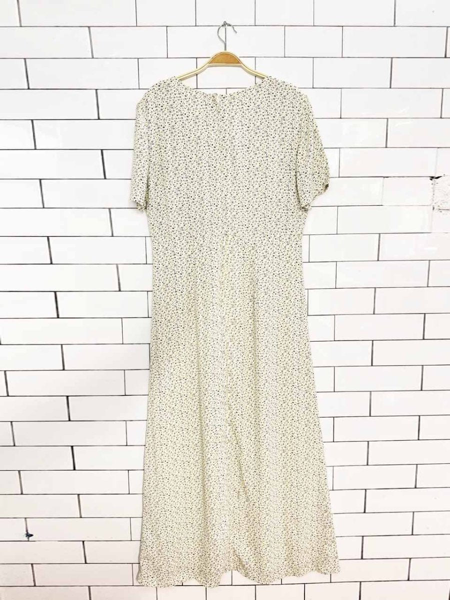 vintage 00s poems micro floral maxi dress | made in India | by esteem - good market thrift store