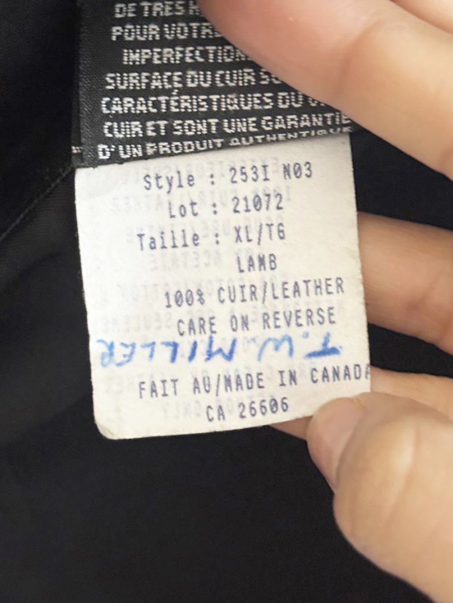 vintage 00s selections lamb leather full zip jacket | made in Canada - good market thrift store