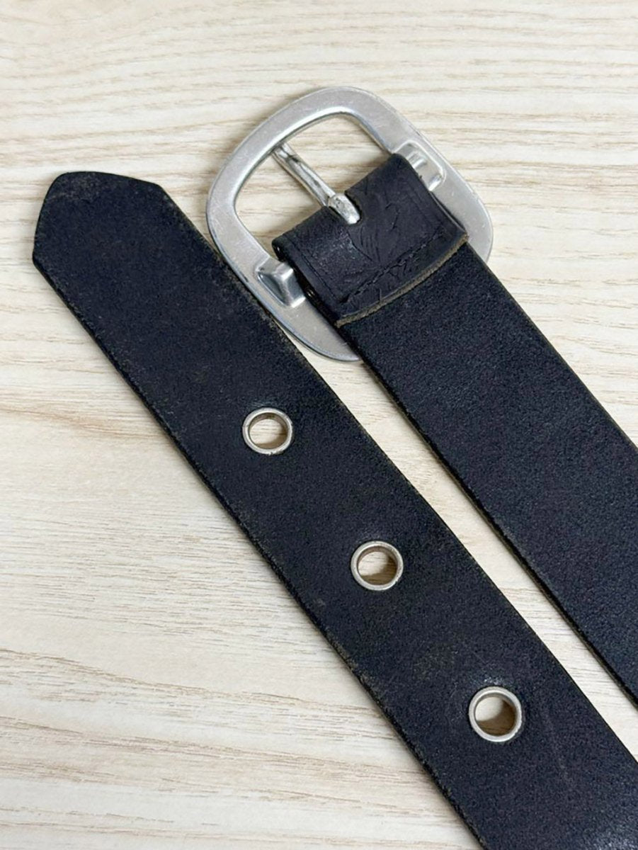 vintage 00s the limited italian leather floral embossed belt | made in USA - good market thrift store