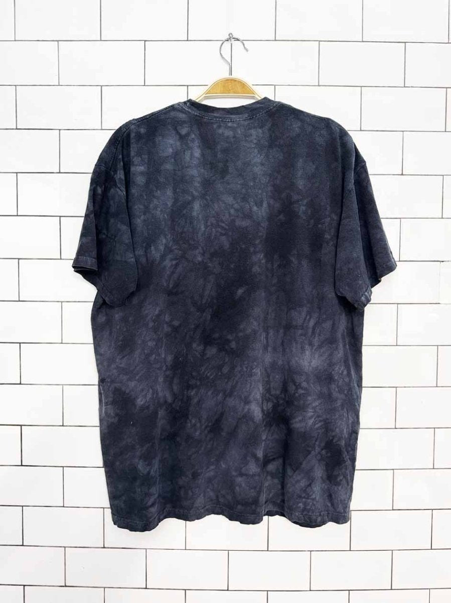 vintage 00s the mountain dog face tie dye tee | made in USA - good market thrift store