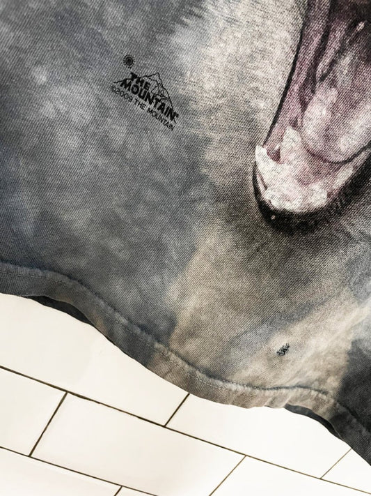 vintage 00s the mountain screaming mohawk tie dye tee - good market thrift store