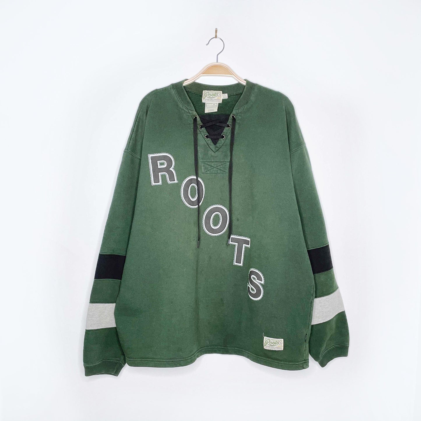vintage 90s roots "hockey" sweatshirt