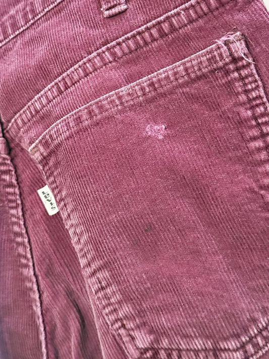 vintage 70s levi's white tab corduroy flare pants | talon zipper | made in usa - good market thrift store