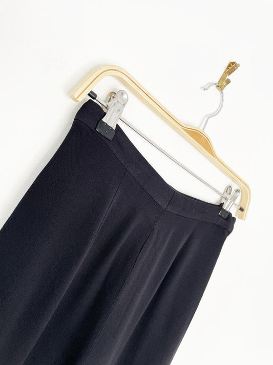 vintage 80s alfred sung crepe wide leg pants | made in Canada - good market thrift store