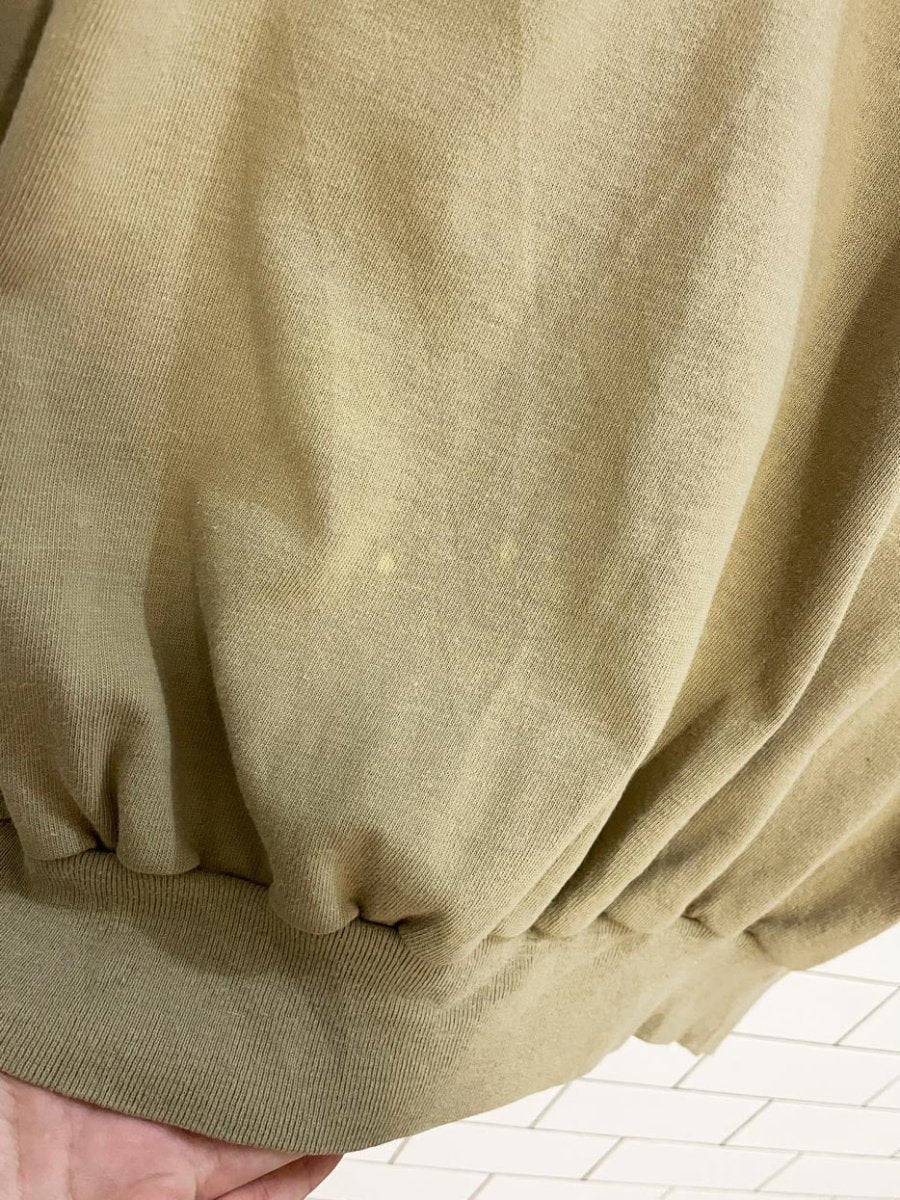 vintage 80s banana republic v - notch long sleeve crewneck tee | made in USA - good market thrift store