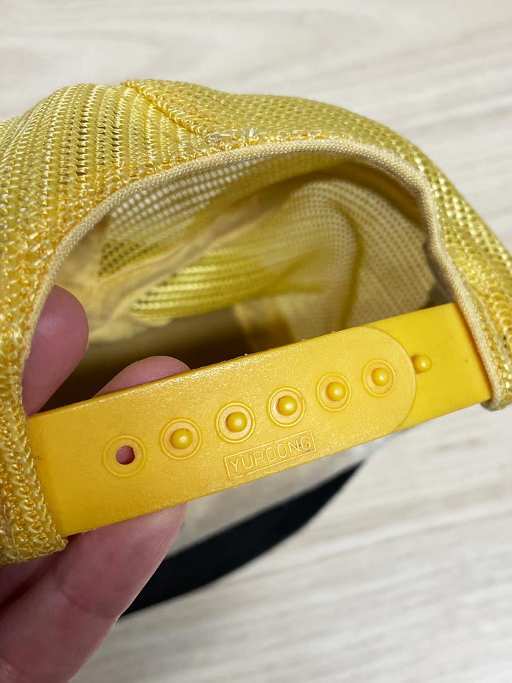 vintage 80s joel construction snap back trucker hat - good market thrift store