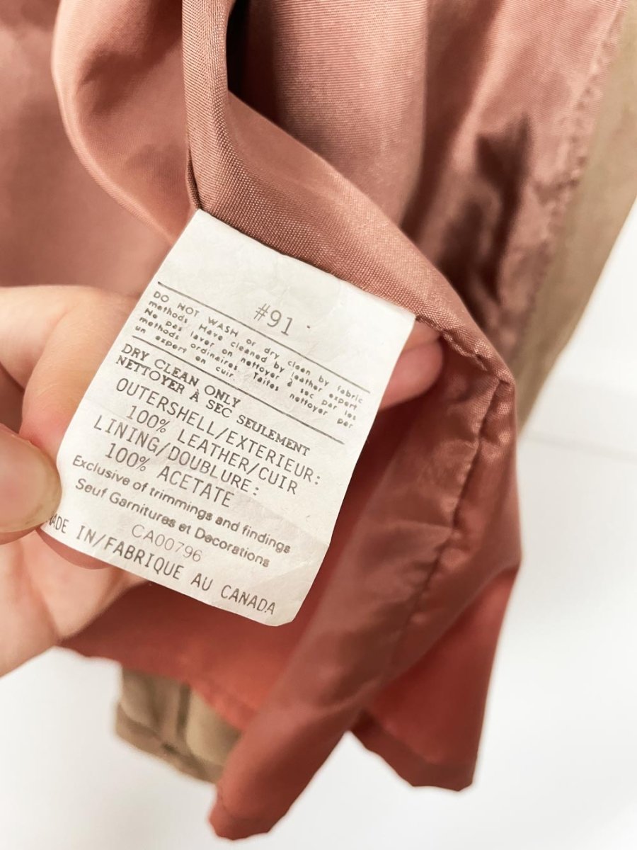 vintage 80s peter nygard lamb suede shirt jacket | made in Canada - good market thrift store