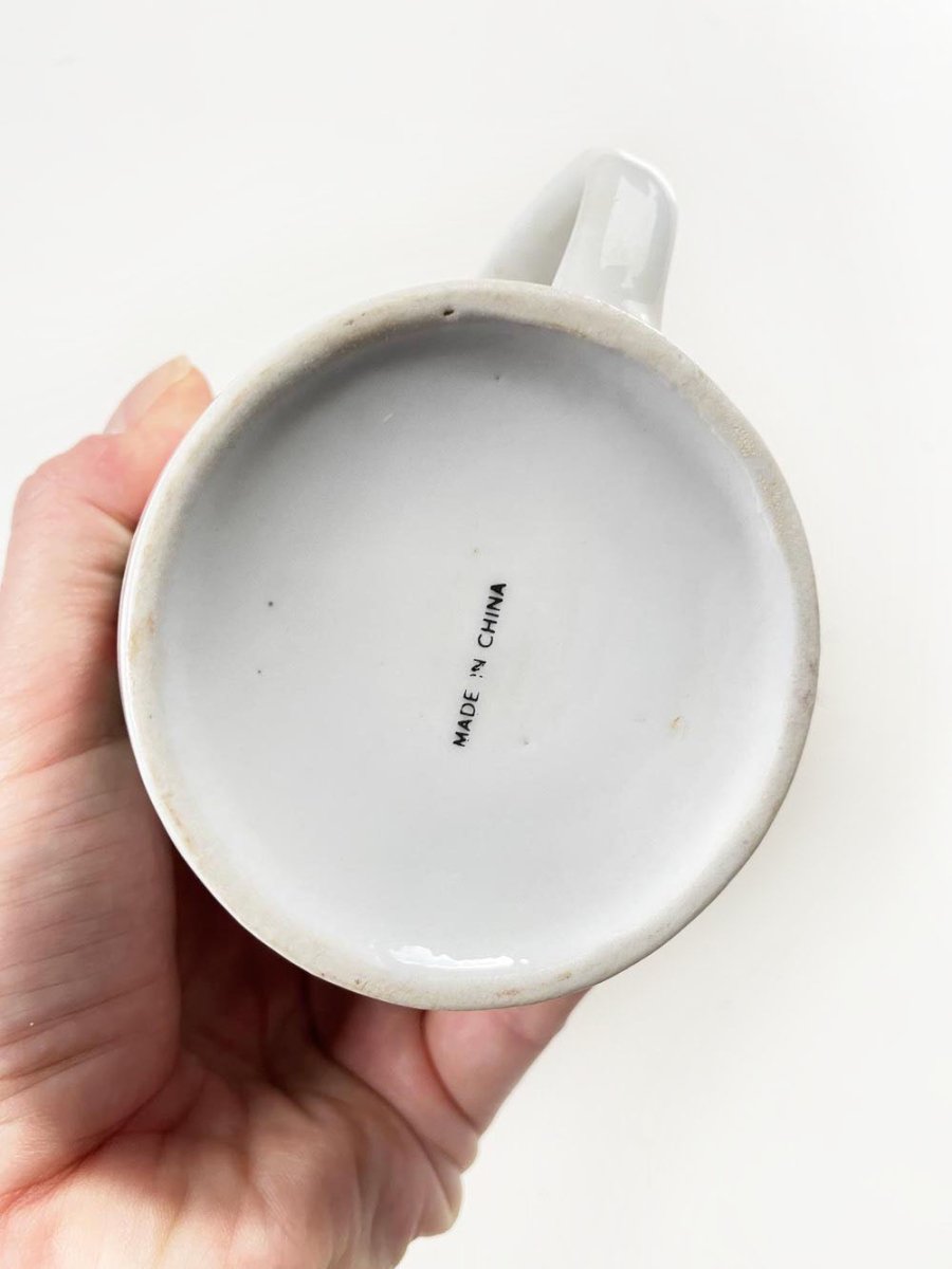 vintage 80s snowman mug | world bazaar - good market thrift store