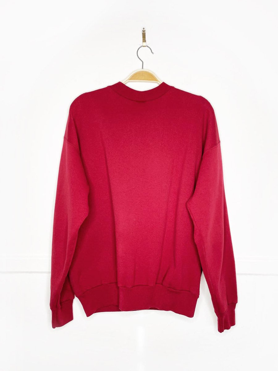 vintage 90s alaska polar bear fair isle sweatshirt | hanes - good market thrift store