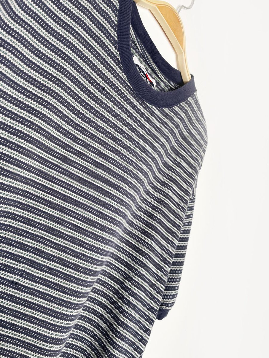 vintage 90s arizona blues oversized ringer tee shirt mini dress - good market thrift store