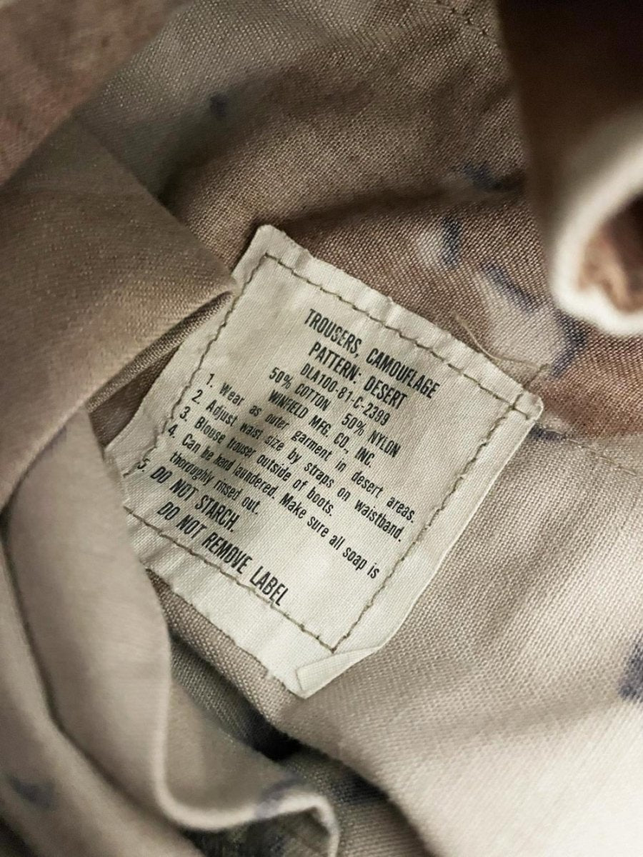 vintage 90s army desert camo cargo pants - good market thrift store