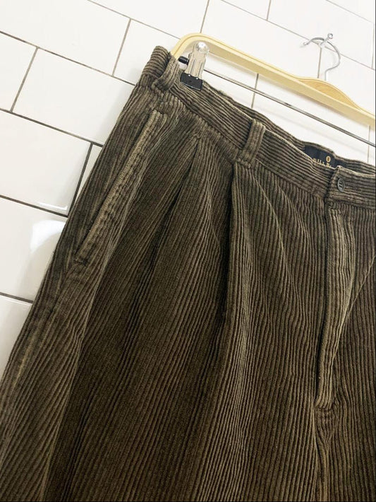 vintage 90s bill blass chunky cord trousers - good market thrift store