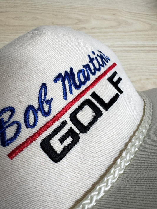 vintage 90s bob martins golf snapback hat - good market thrift store