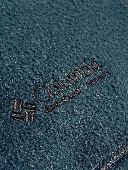 vintage 90s columbia sportswear fleece scarf | made in USA - good market thrift store