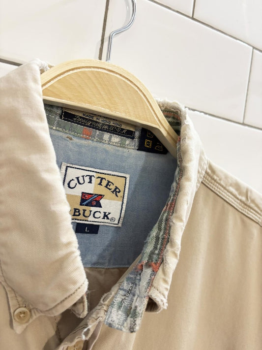 vintage 90s cutter & buck button down shirt - good market thrift store