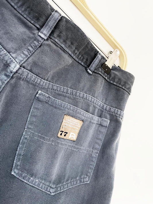 vintage 90s denver hayes distressed long denim shorts - good market thrift store