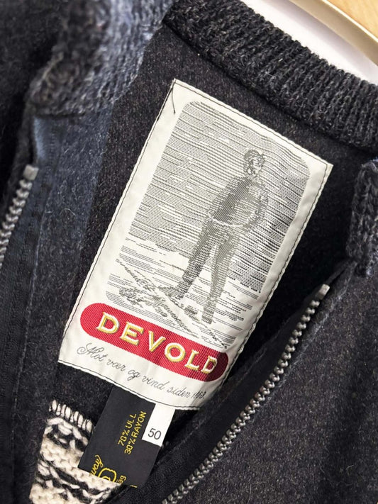 vintage 90s devold wool - blend 1/4 zip knit sweater | made in norway - good market thrift store