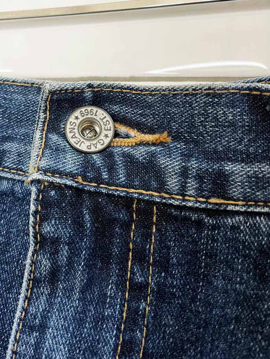vintage 90s gap mini denim skirt - good market thrift store